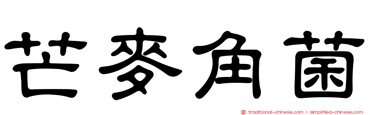 芒麥角菌