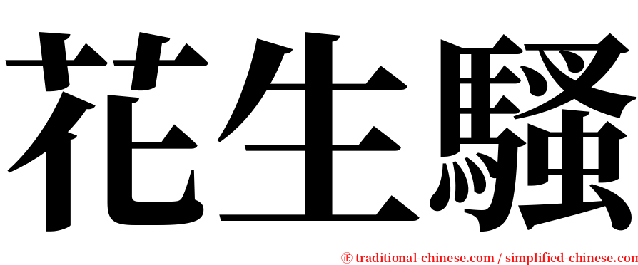 花生騷 serif font