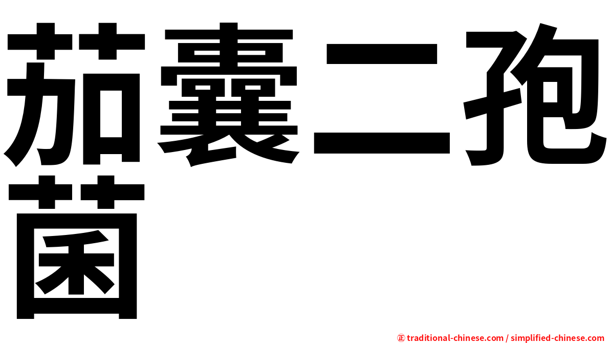 茄囊二孢菌