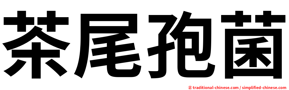茶尾孢菌