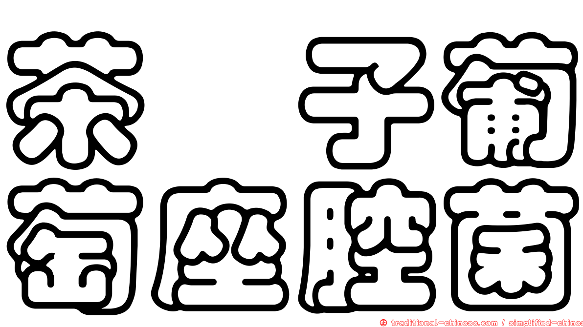 茶藨子葡萄座腔菌