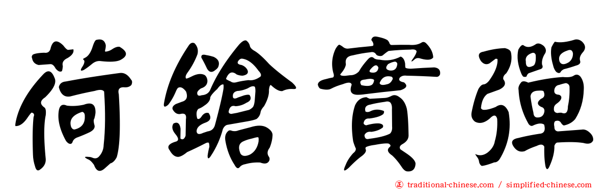 荷鎗實彈