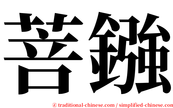 菩鏹 serif font