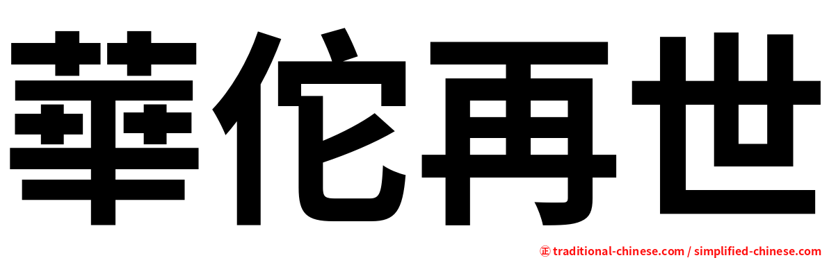華佗再世
