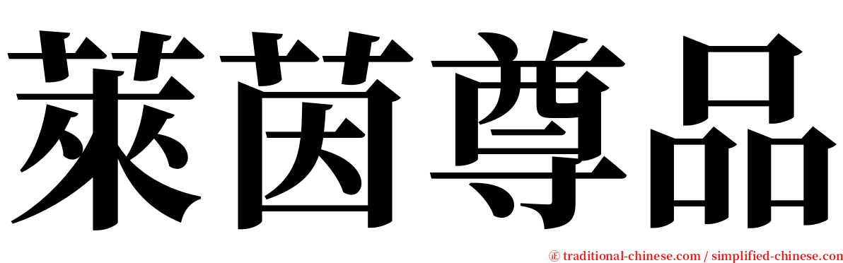 萊茵尊品 serif font