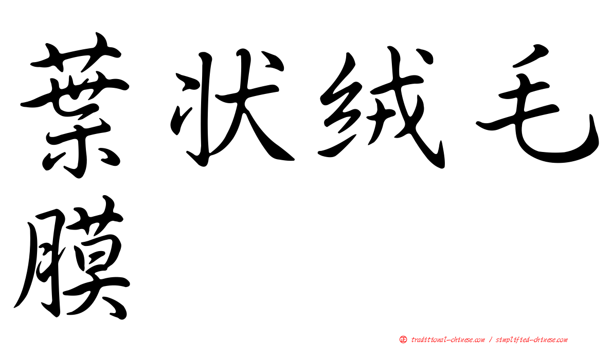 葉狀絨毛膜