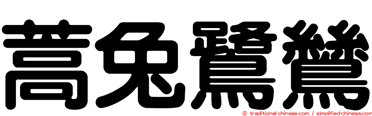 蒿兔鷺鷥