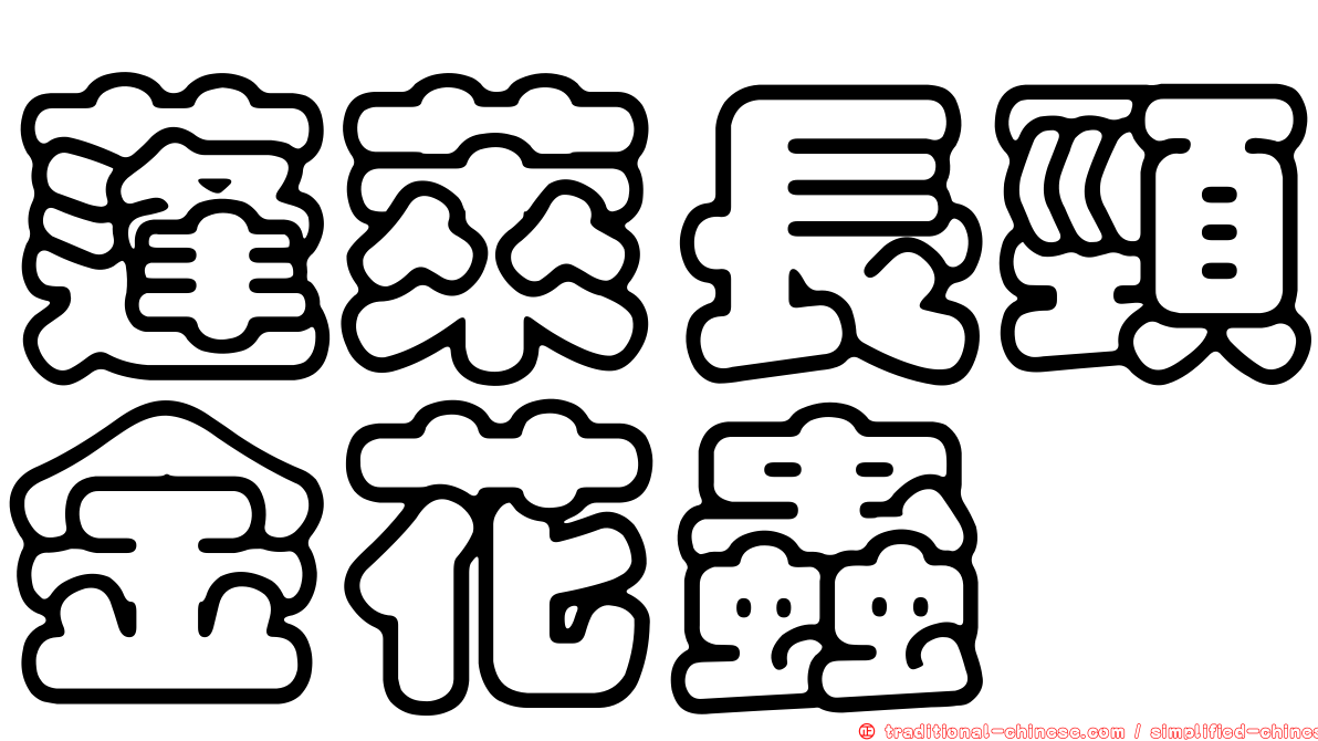 蓬萊長頸金花蟲