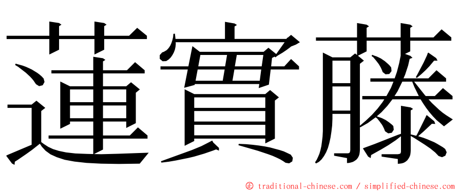 蓮實藤 ming font