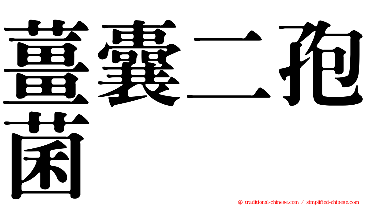 薑囊二孢菌