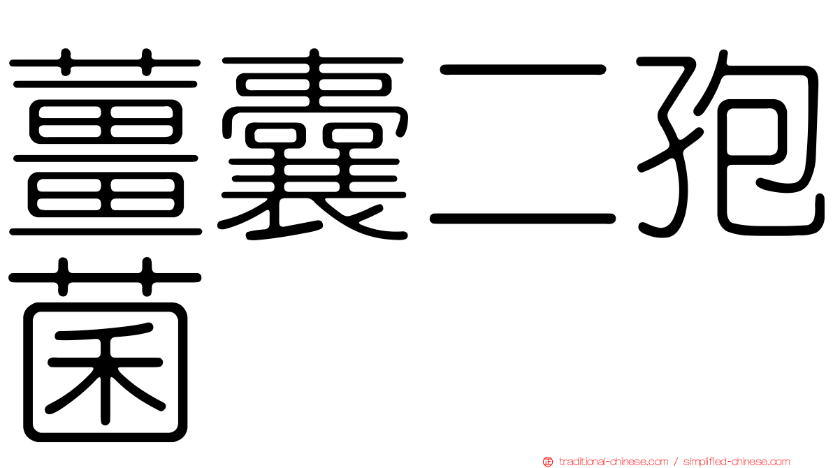 薑囊二孢菌