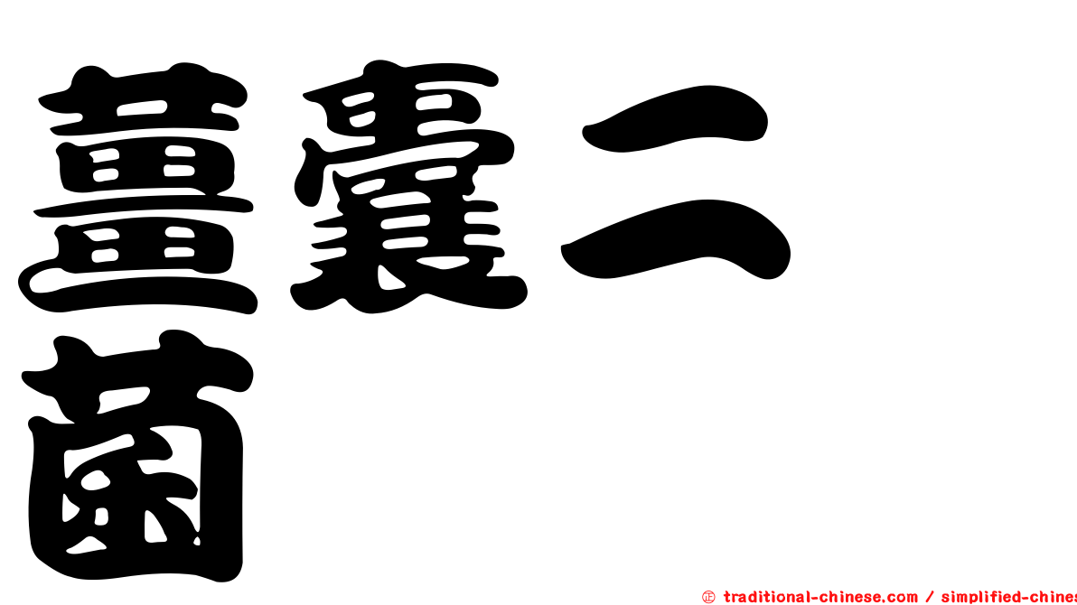 薑囊二孢菌