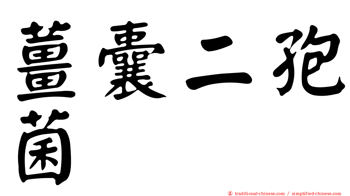 薑囊二孢菌