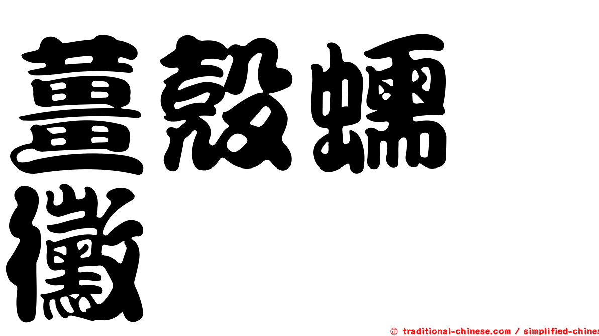 薑殼蠕孢黴