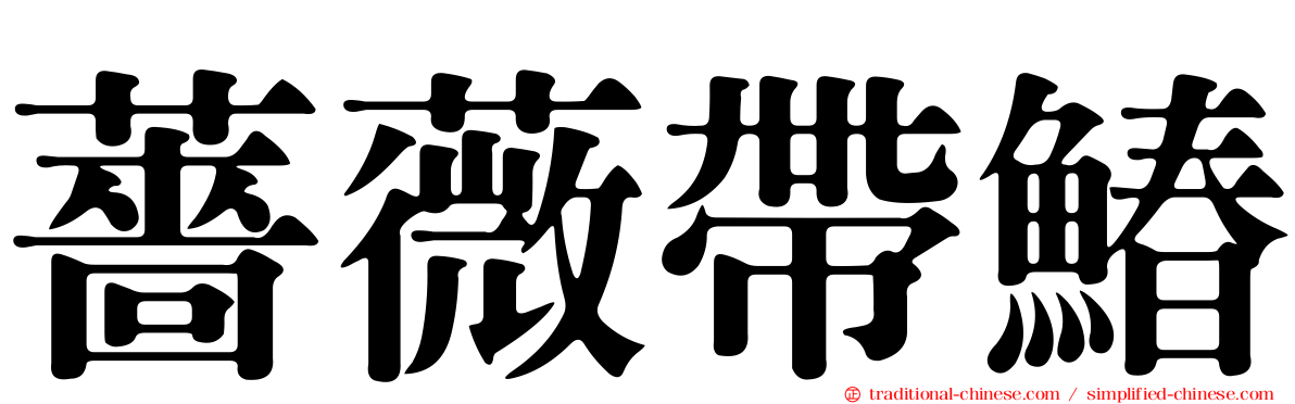 薔薇帶鰆