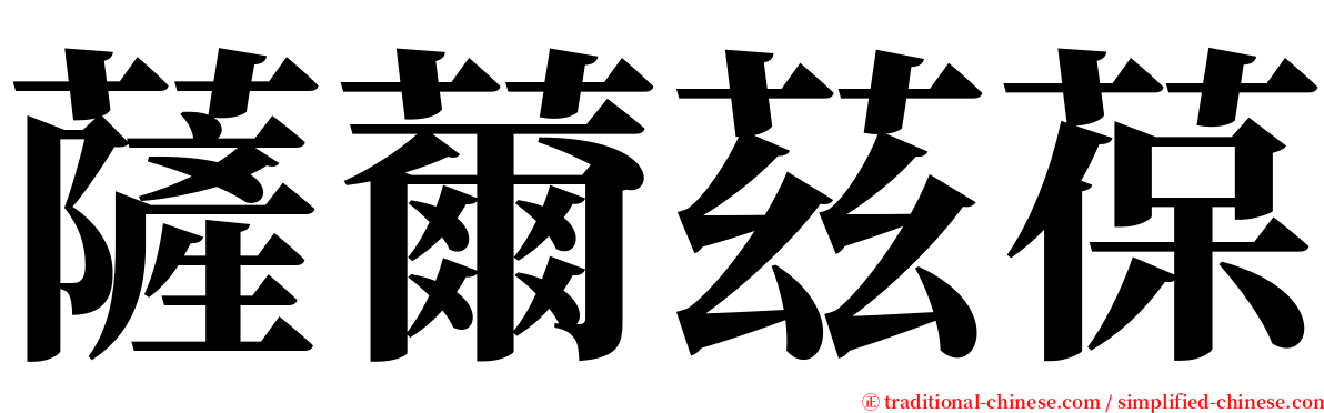 薩薾茲葆 serif font