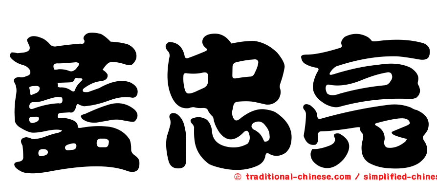 藍忠亮
