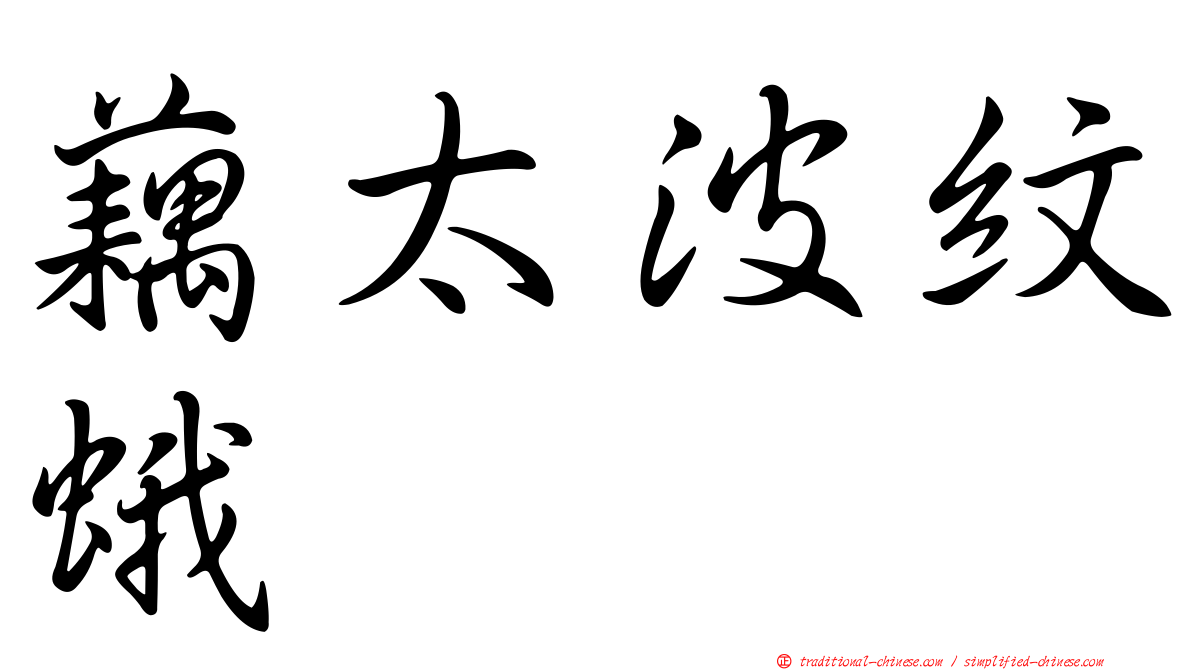 藕太波紋蛾