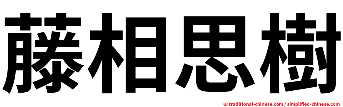 藤相思樹