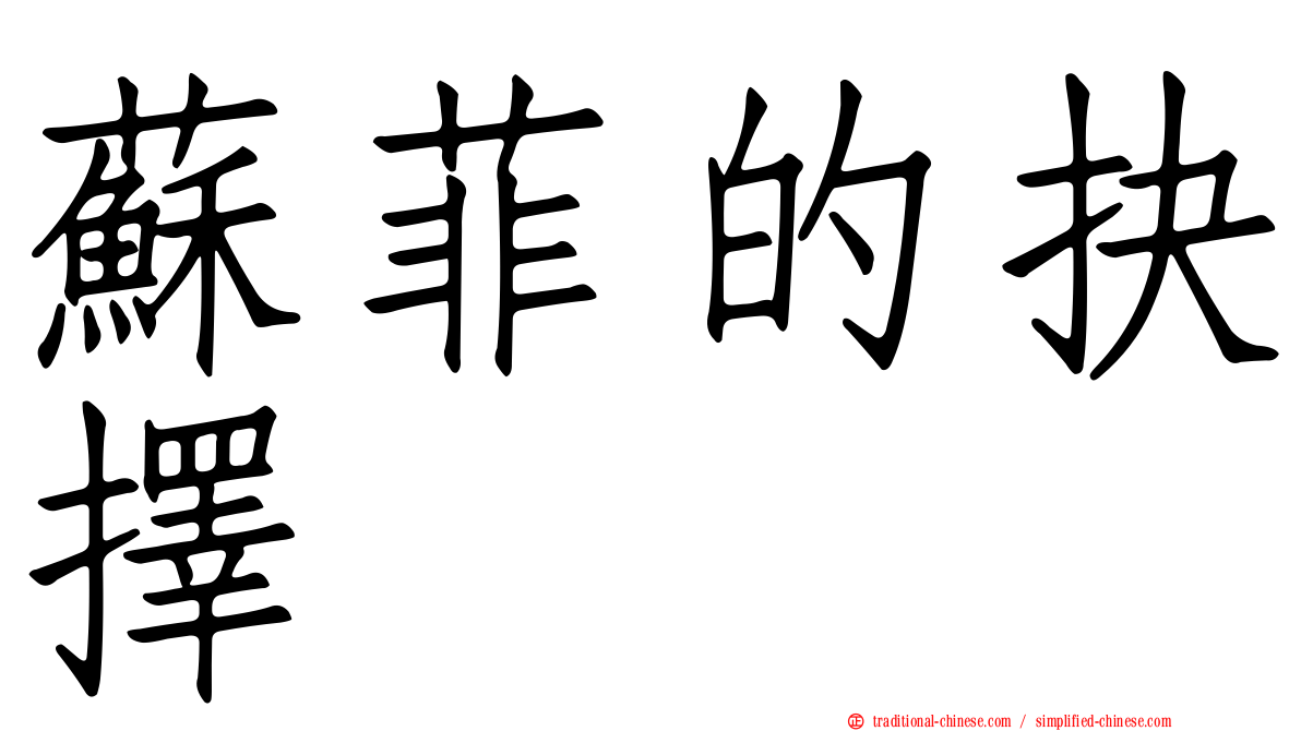 蘇菲的抉擇