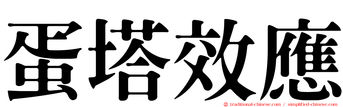 蛋塔效應