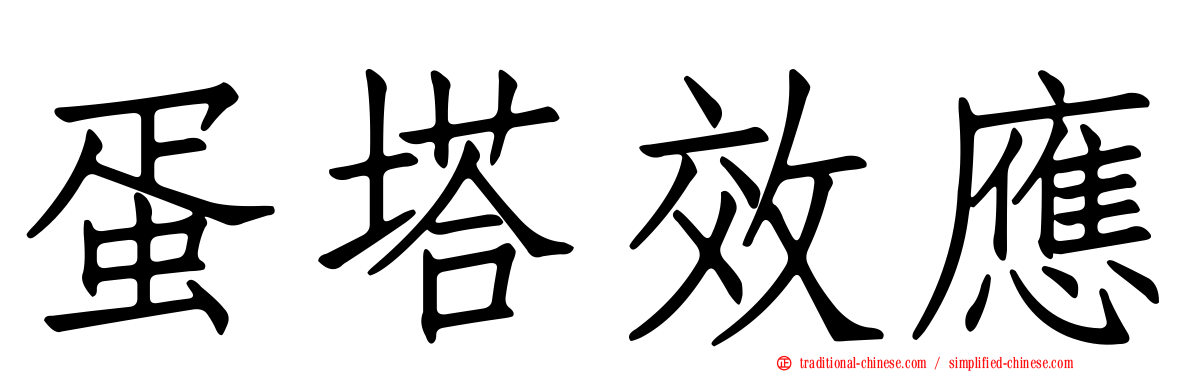 蛋塔效應
