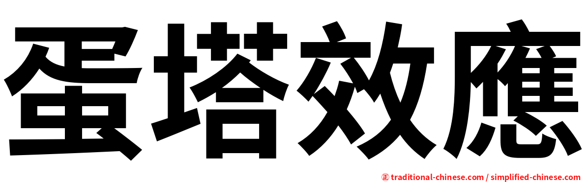 蛋塔效應