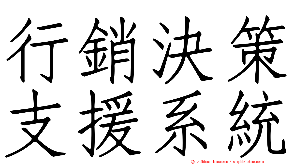 行銷決策支援系統