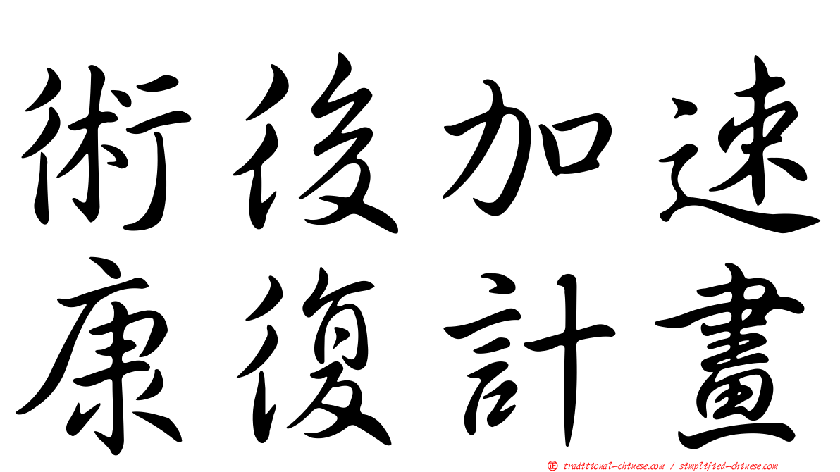 術後加速康復計畫