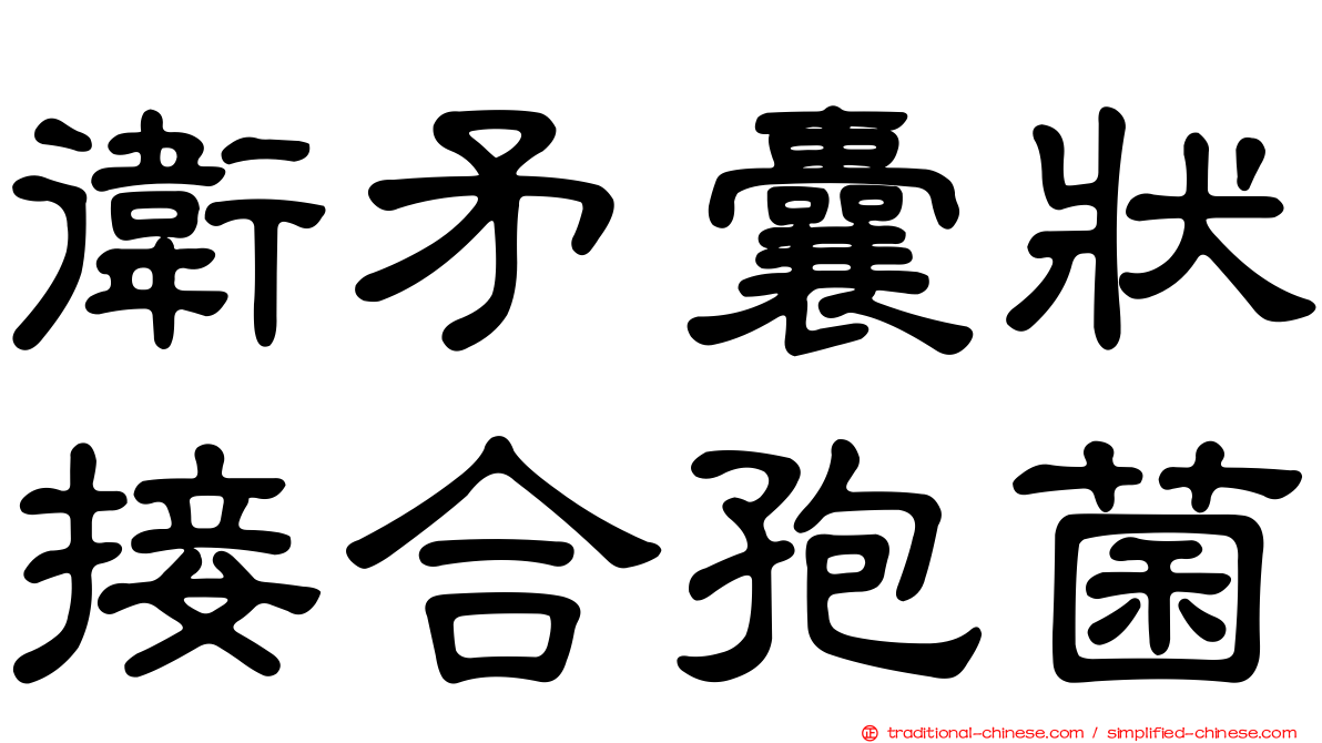 衛矛囊狀接合孢菌