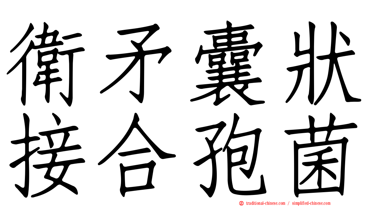 衛矛囊狀接合孢菌