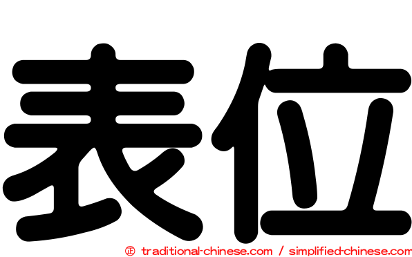表位
