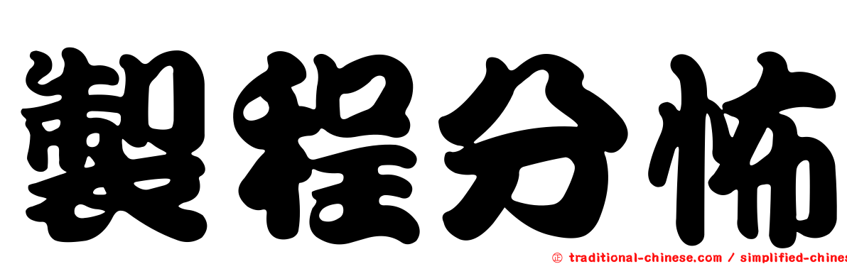 製程分怖