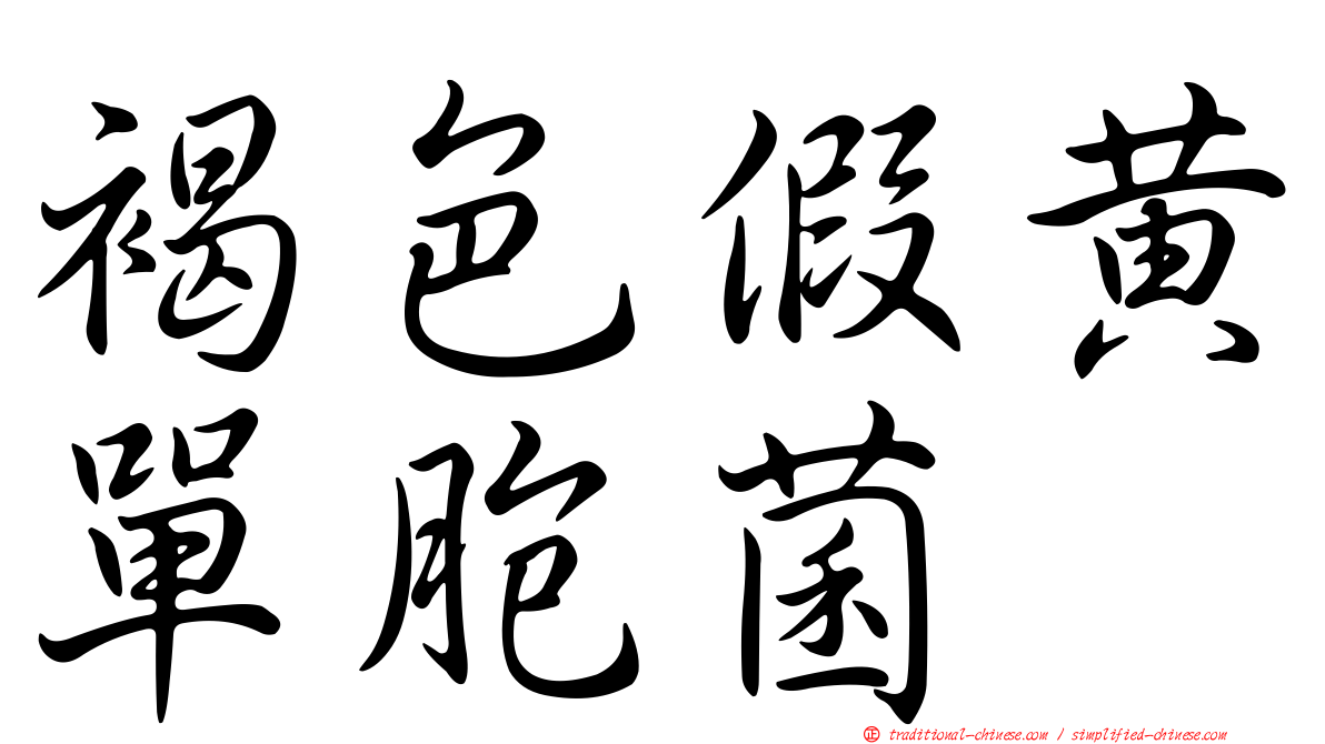 褐色假黃單胞菌