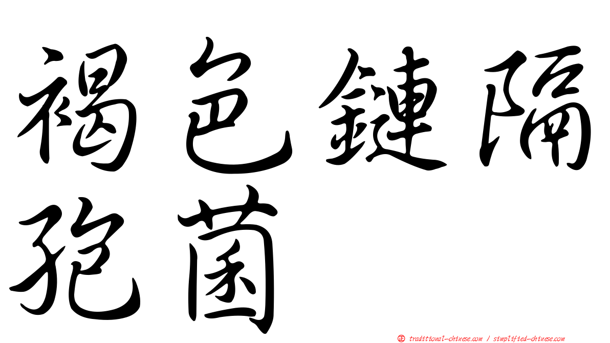 褐色鏈隔孢菌