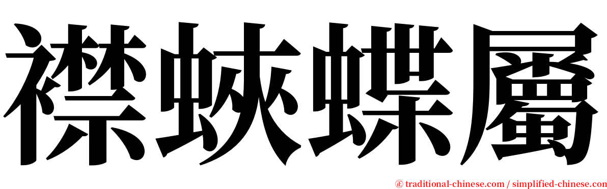 襟蛺蝶屬 serif font