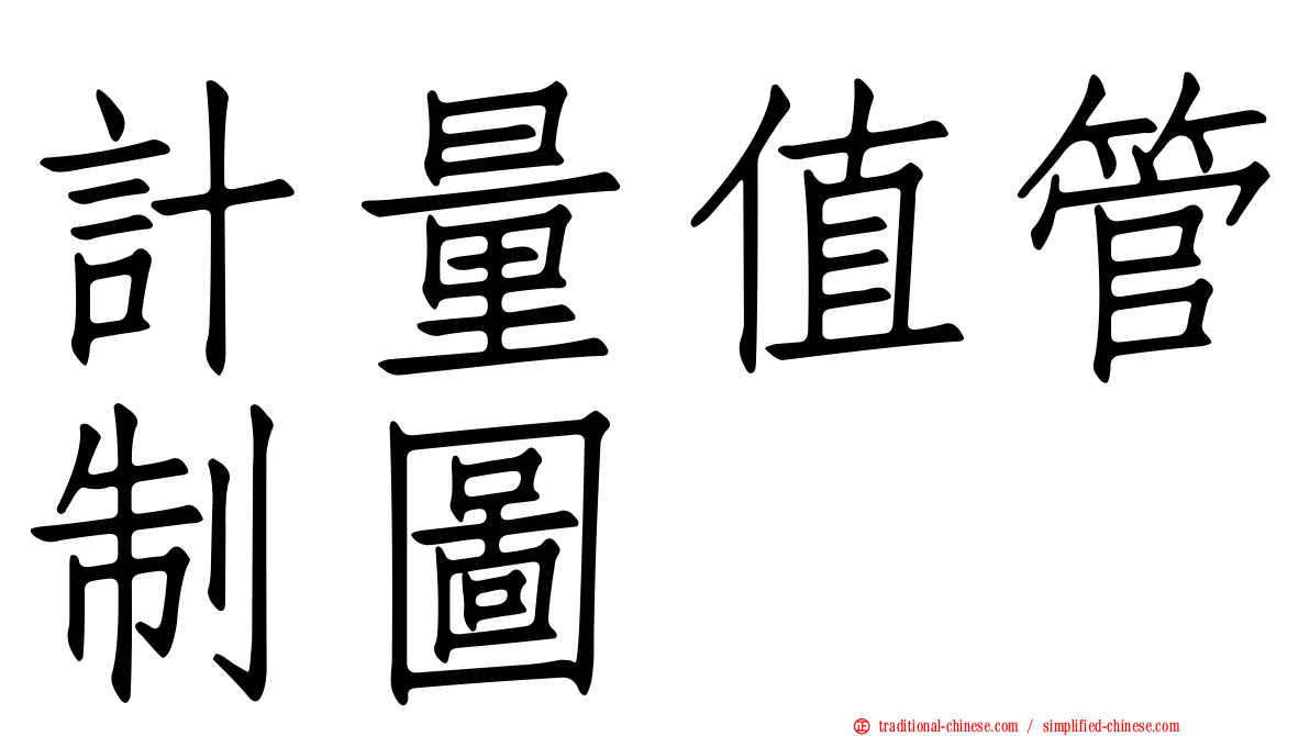 計量值管制圖
