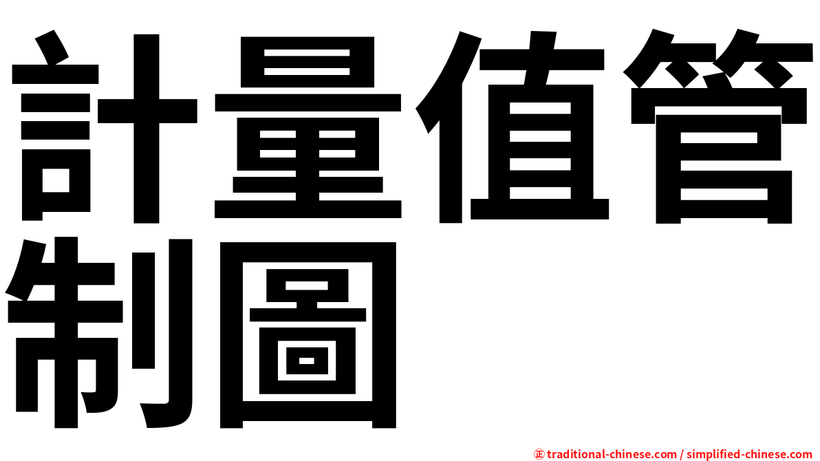 計量值管制圖