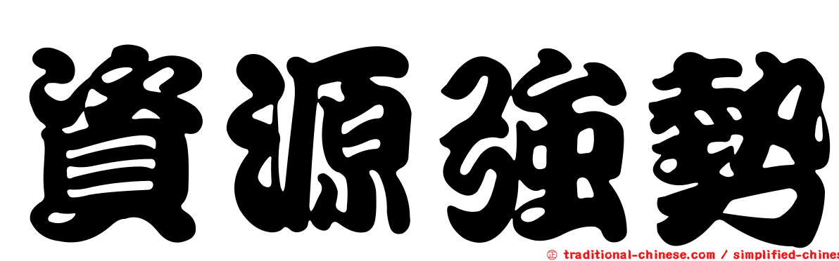 資源強勢