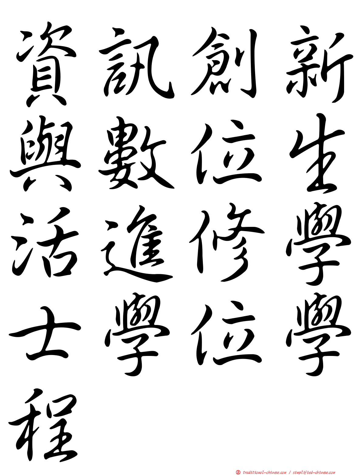 資訊創新與數位生活進修學士學位學程