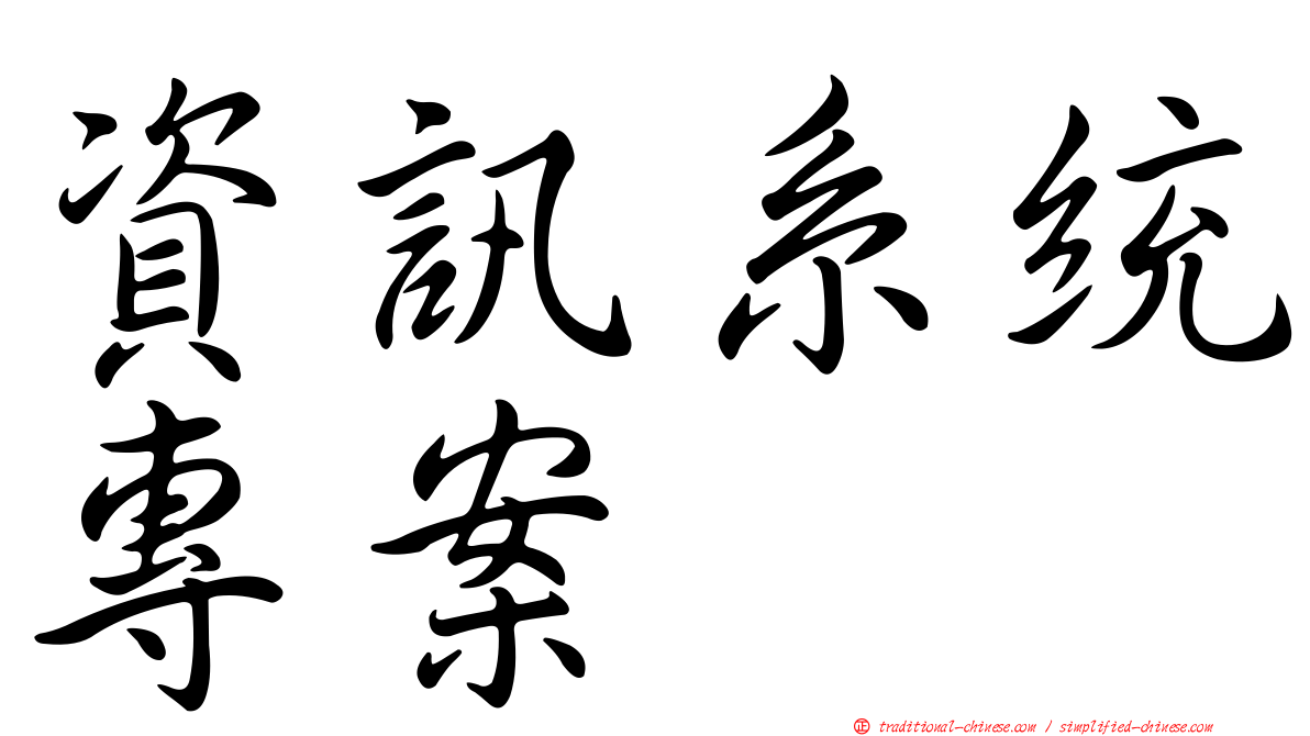 資訊系統專案