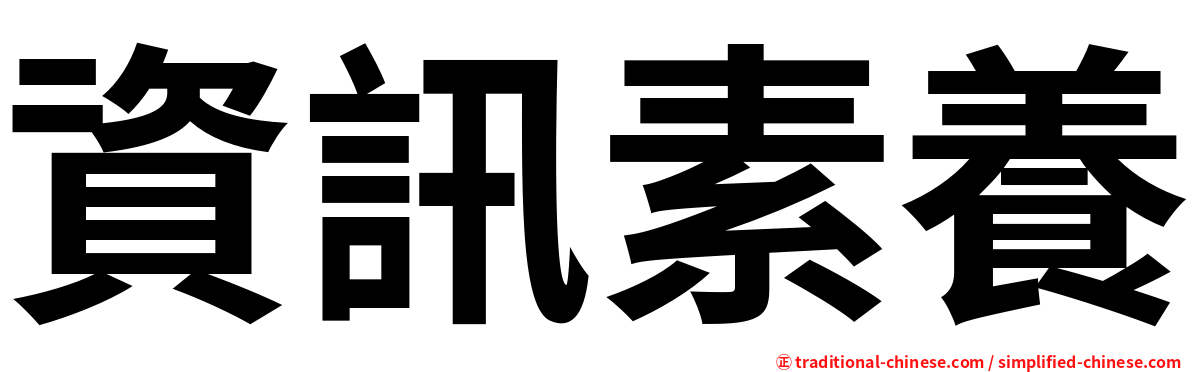 資訊素養