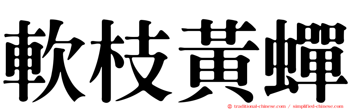 軟枝黃蟬