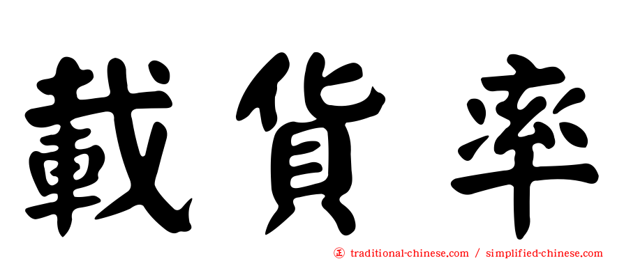 載貨率