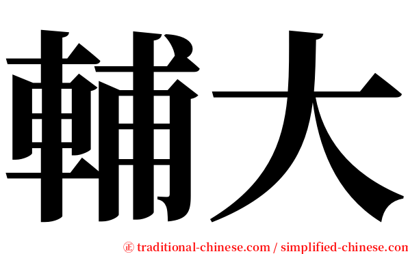輔大 serif font
