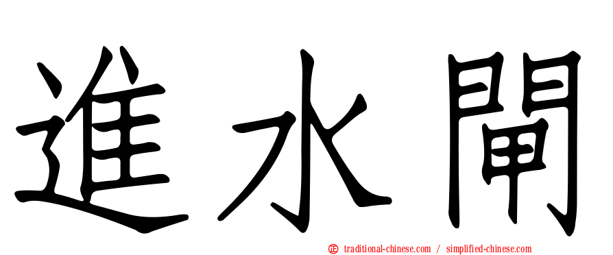 進水閘