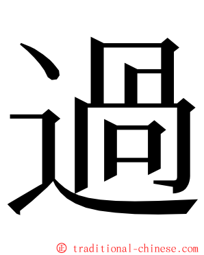 過 ming font