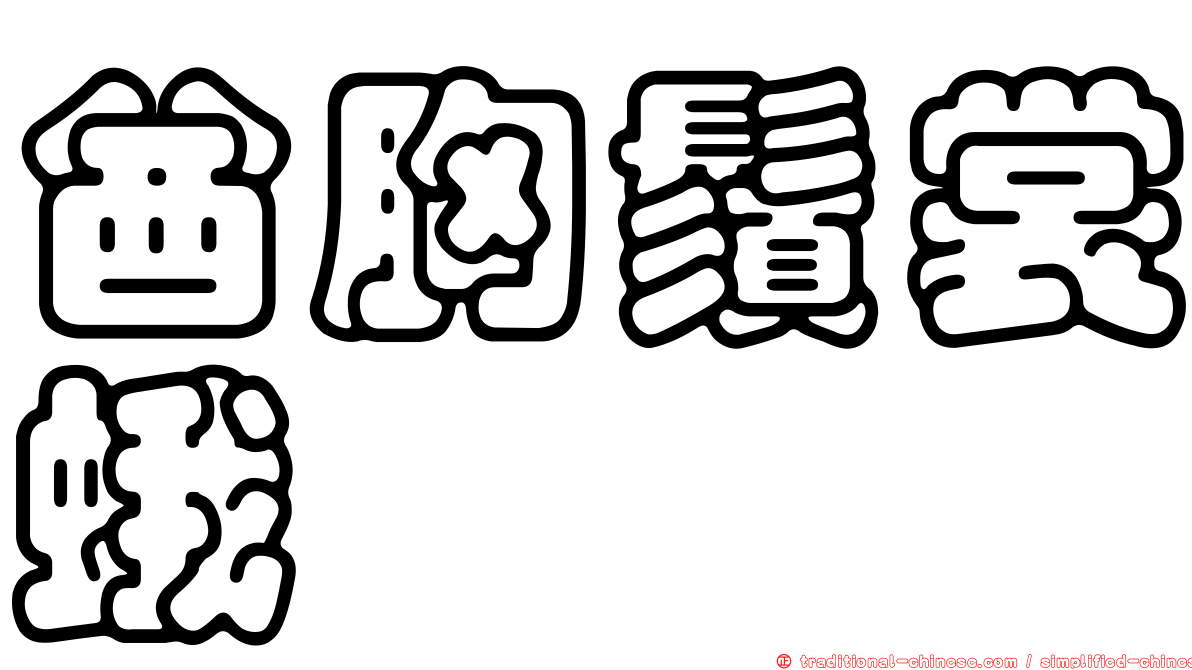 酋胸鬚裳蛾
