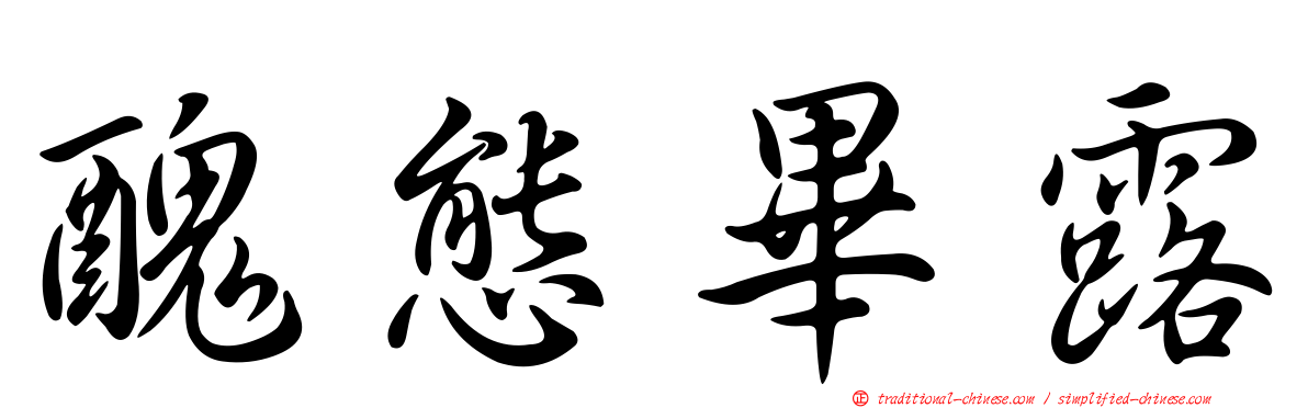 醜態畢露