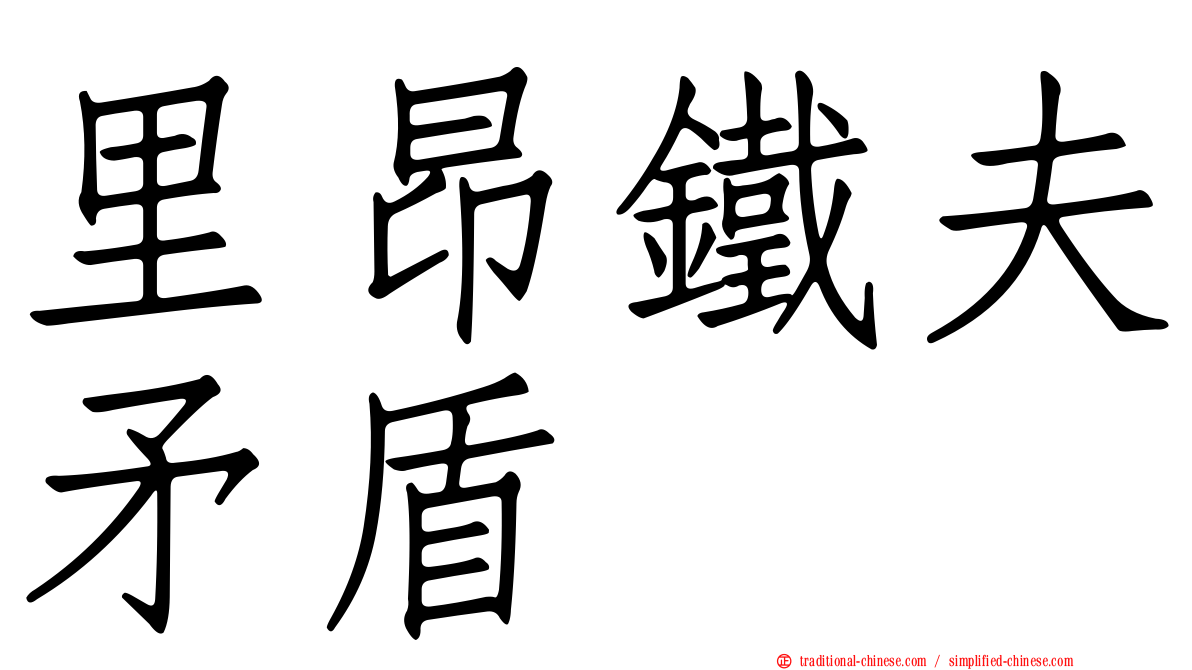 里昂鐵夫矛盾